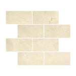 Load image into Gallery viewer, Crema Marfil 6x12 Polished Subway Tile Stone Tilezz