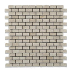 Load image into Gallery viewer, Crema Marfil Baby Brick Mosaic Tile Polished Stone Tilezz 
