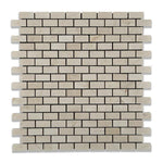 Load image into Gallery viewer, Crema Marfil Baby Brick Mosaic Tile Polished Stone Tilezz