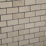Load image into Gallery viewer, Crema Marfil Baby Brick Mosaic Tile Polished Stone Tilezz