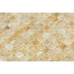 Load image into Gallery viewer, Honey Onyx 5/8x5/8 Mosaic Polished Stone Tilezz