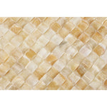 Load image into Gallery viewer, Honey Onyx 3D Pillow Mosaic Tile Polished Stone Tilezz 
