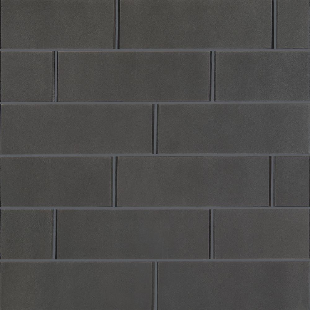 Metallic Gray 4x12 Glass Subway Tile Tilezz 