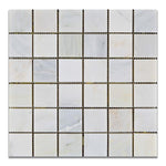 Load image into Gallery viewer, Calacatta Cressa (Asian Statuary) 2x2 Mosaic Polished/Honed Stone Tilezz