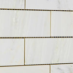 Load image into Gallery viewer, Calacatta Cressa (Asian Statuary) 2x4 Subway Marble Stone Tilezz 
