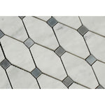 Load image into Gallery viewer, Carrara White Octave with Blue Marble Polished/Honed Stone Tilezz 

