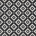 Load image into Gallery viewer, Rhombix Black and White Polished Marble Mosaic Tile Tilezz