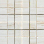 Load image into Gallery viewer, White Onyx Vein Cut 2x2 Mosaic Tile Polished Stone Tilezz 
