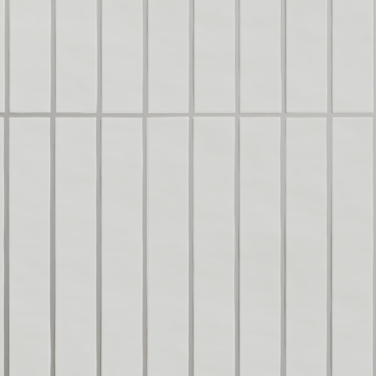 Zellure Alabaster White 2x16 Glossy Ceramic Tile