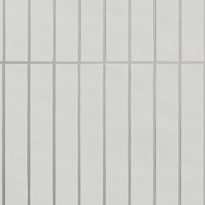 Zellure Alabaster White 2x16 Glossy Ceramic Tile