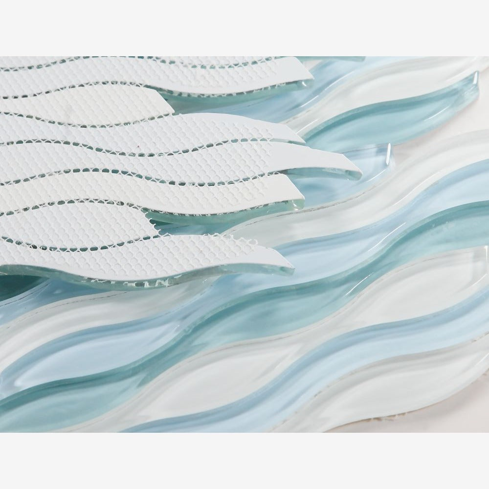 Cresca Iris 11.50x12.50 Glossy Glass Mosaic Tile