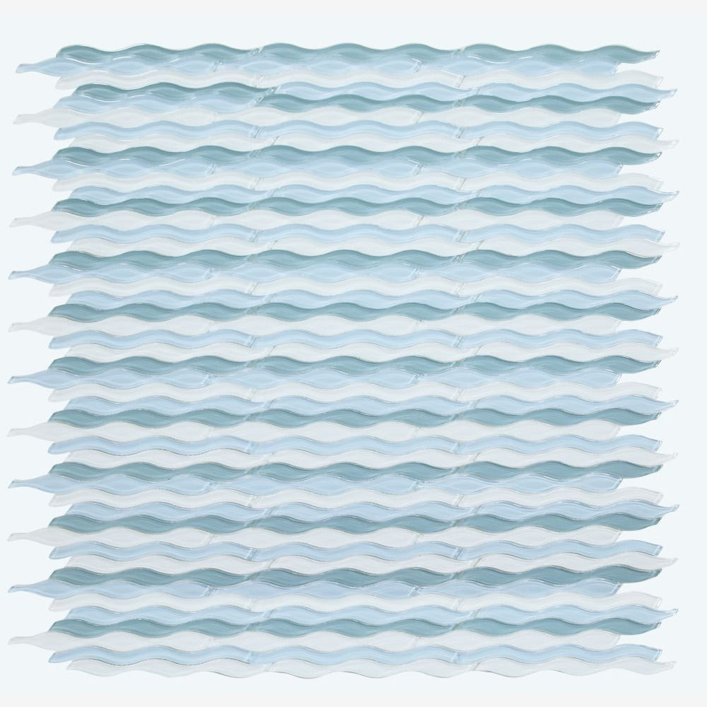 Cresca Iris 11.50x12.50 Glossy Glass Mosaic Tile