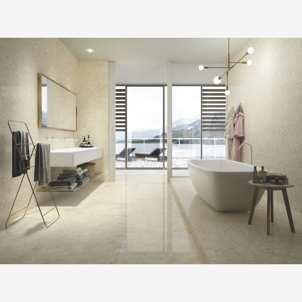 Prestigio Marfil Lucido 30x60 Porcelain Tile