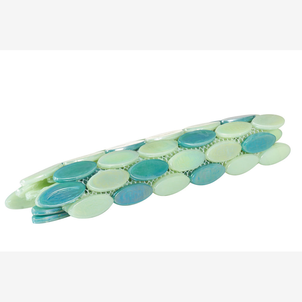 Seabliss Green 12x12 Mosaic Tile