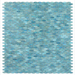 Load image into Gallery viewer, Stella Cascade Oval 1x2 Glass Mosaic
