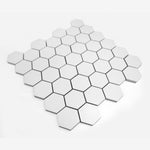 Load image into Gallery viewer, Malaysia Roy White Matte Hexagon 12x12 Porcelain Tile
