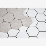 Load image into Gallery viewer, Malaysia Roy White Matte Hexagon 12x12 Porcelain Tile
