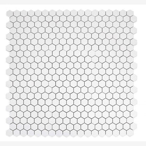 Malaysia Roy White Matte Hexagon 12x12 Porcelain Tile