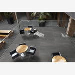 Load image into Gallery viewer, Basalt Graphite Matte 12x24 Porcelain Tile
