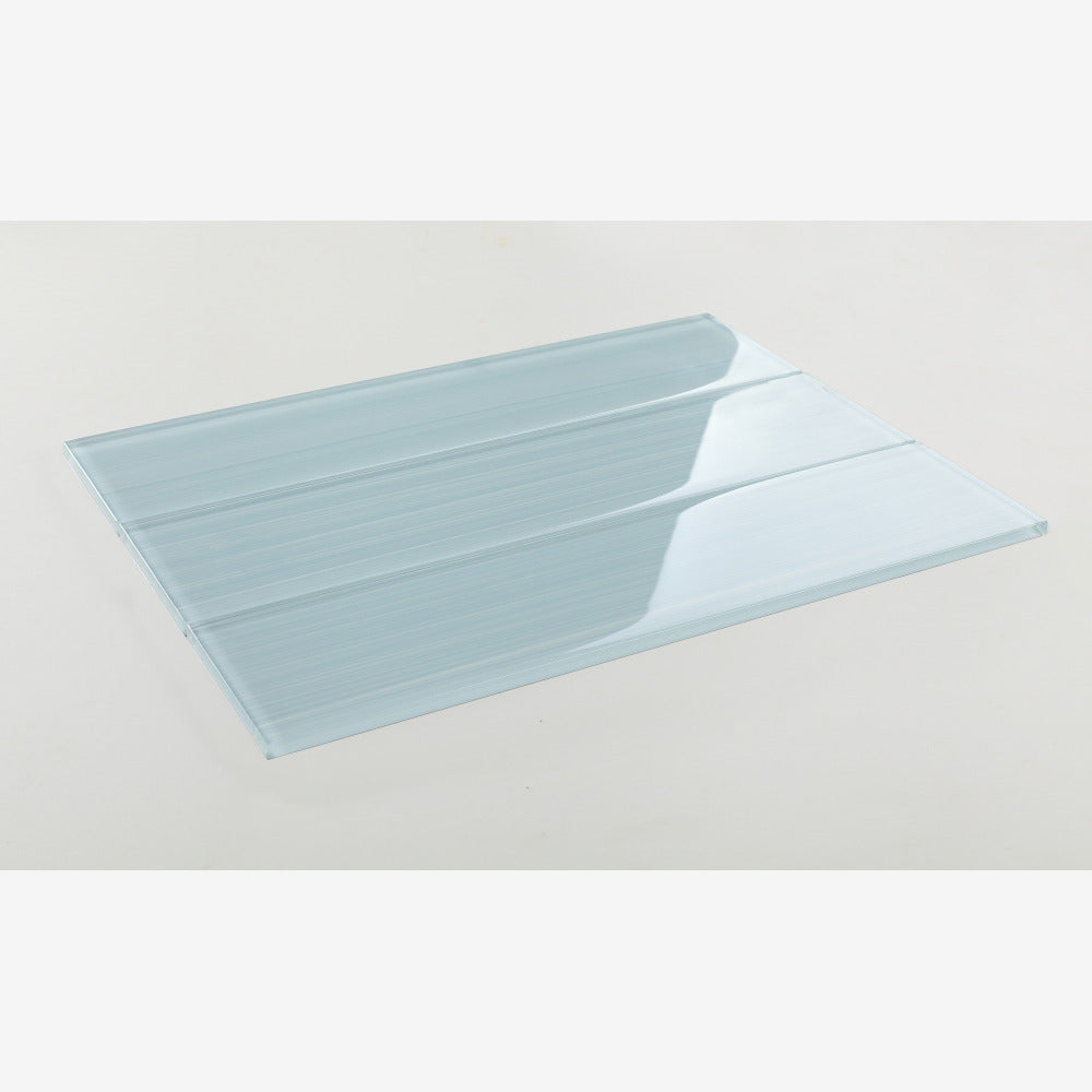 Lumia Blue Painting 4x16 Glass Tile