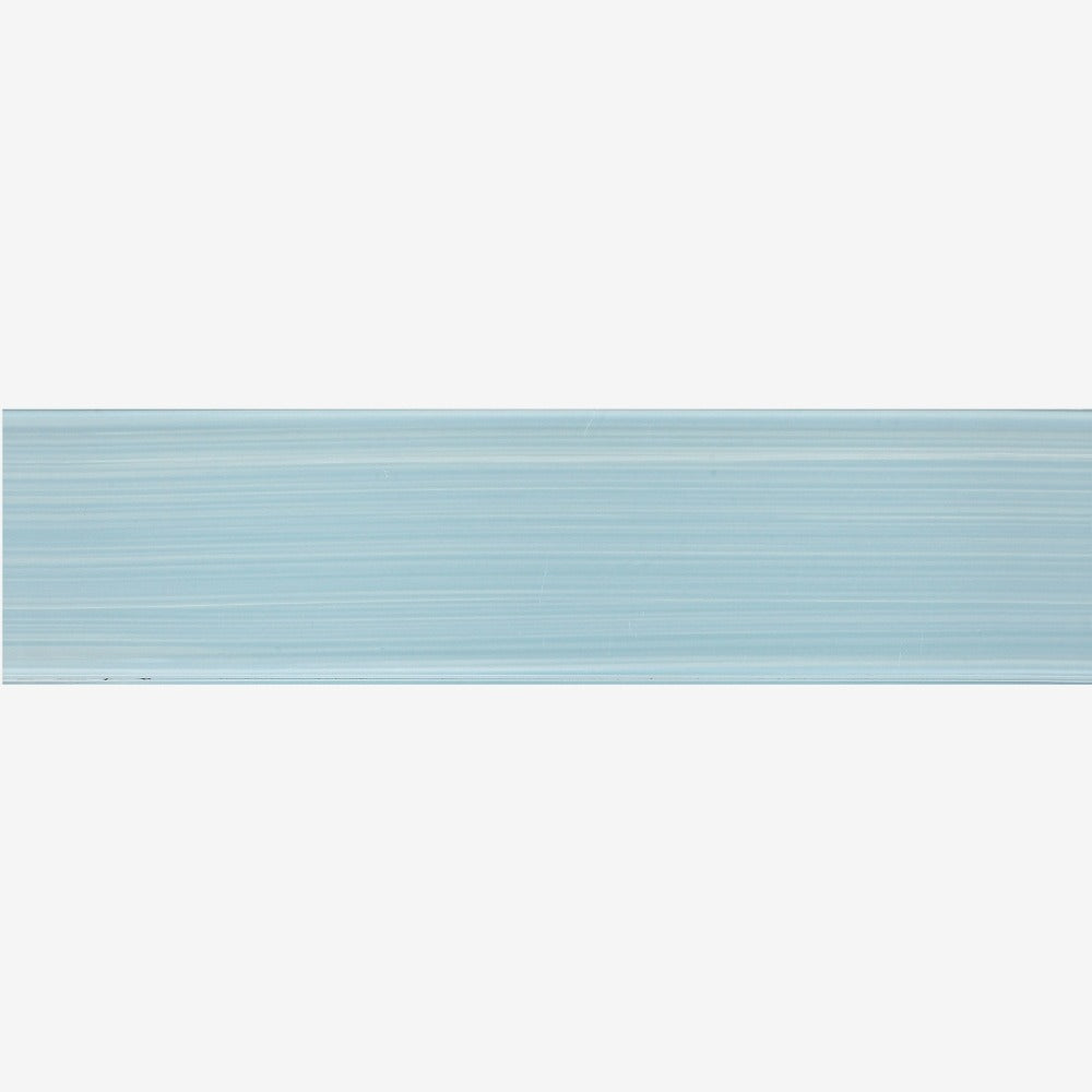 Lumia Blue Painting 4x16 Glass Tile