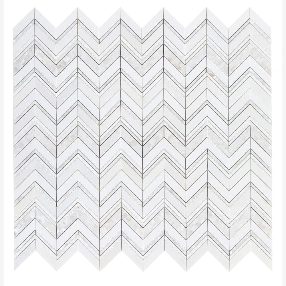 Amara Ravenna 11.75x12.25 Pearl Mosaic Tile