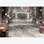 Load image into Gallery viewer, Supreme Grey Levigato (R/L) 24x48 Porcelain Tile
