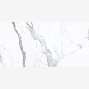 Prestigio Statuario Lucido 12x24 Porcelain Tile