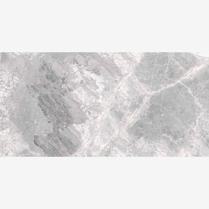 Supreme Silver Levigato (R/L) 12x24 Porcelain Tile