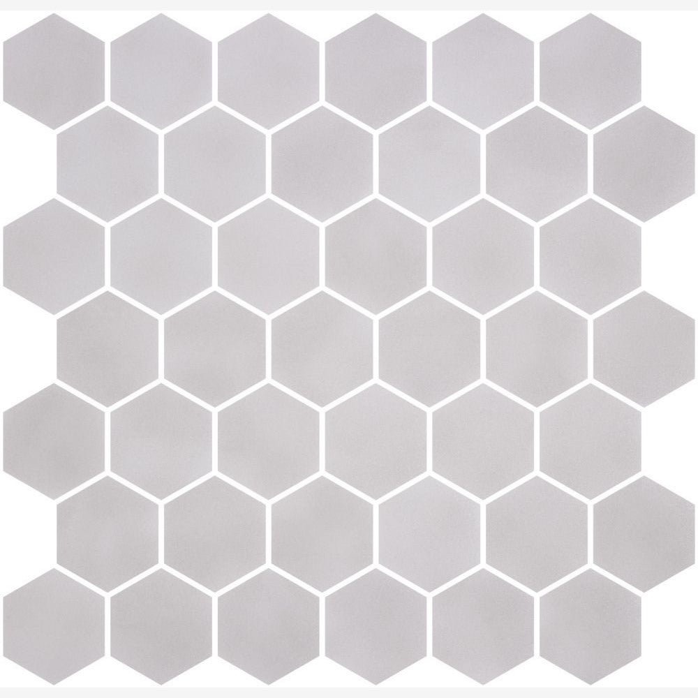 Stonecraft XL Gainsboro 11.25x11.25 Hexagon Glass Mosaic Tile