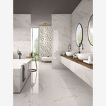 Load image into Gallery viewer, Trilogy Calacatta White Lux 24x48 Porcelain Tile
