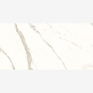 Trilogy Calacatta White Lux 24x48 Porcelain Tile