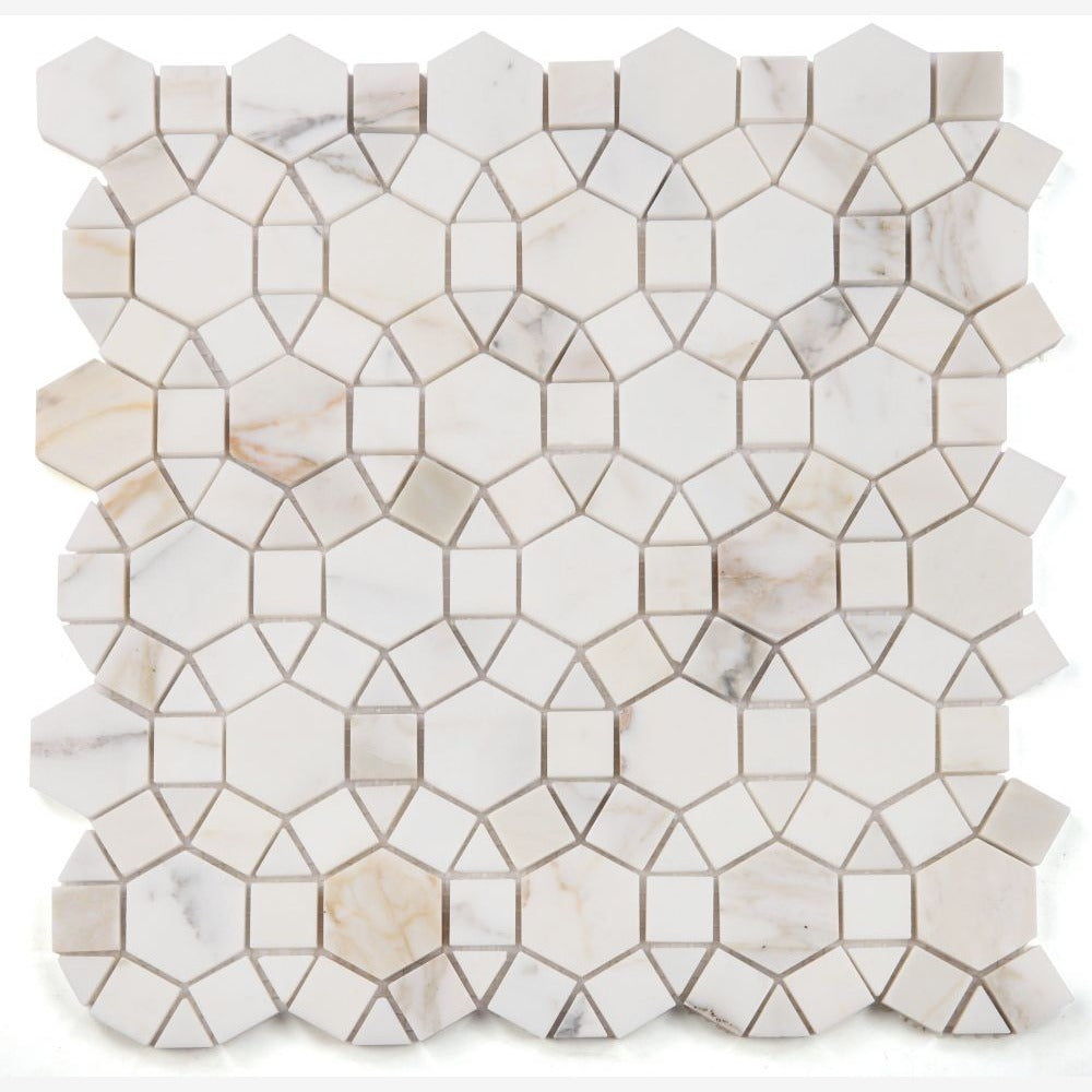 Granada Calacatta 11.5x12 Honed Mosaic Tile
