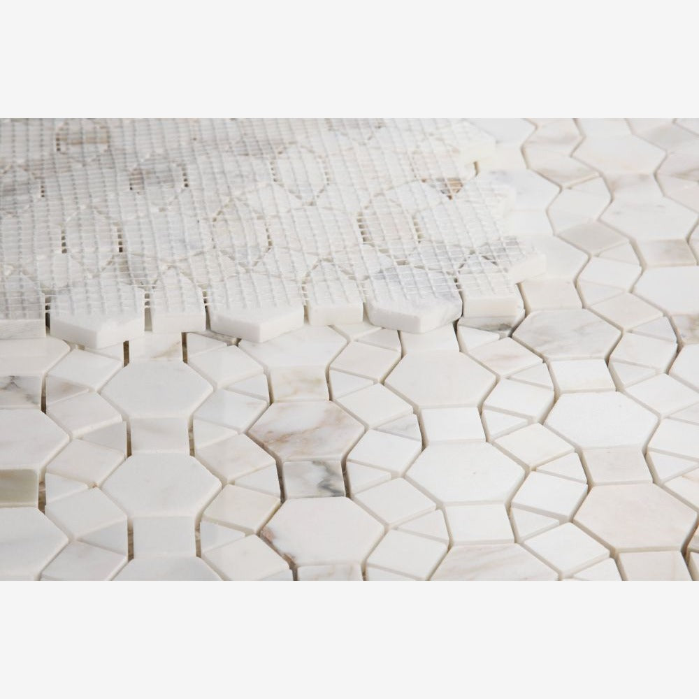 Granada Calacatta 11.5x12 Honed Mosaic Tile