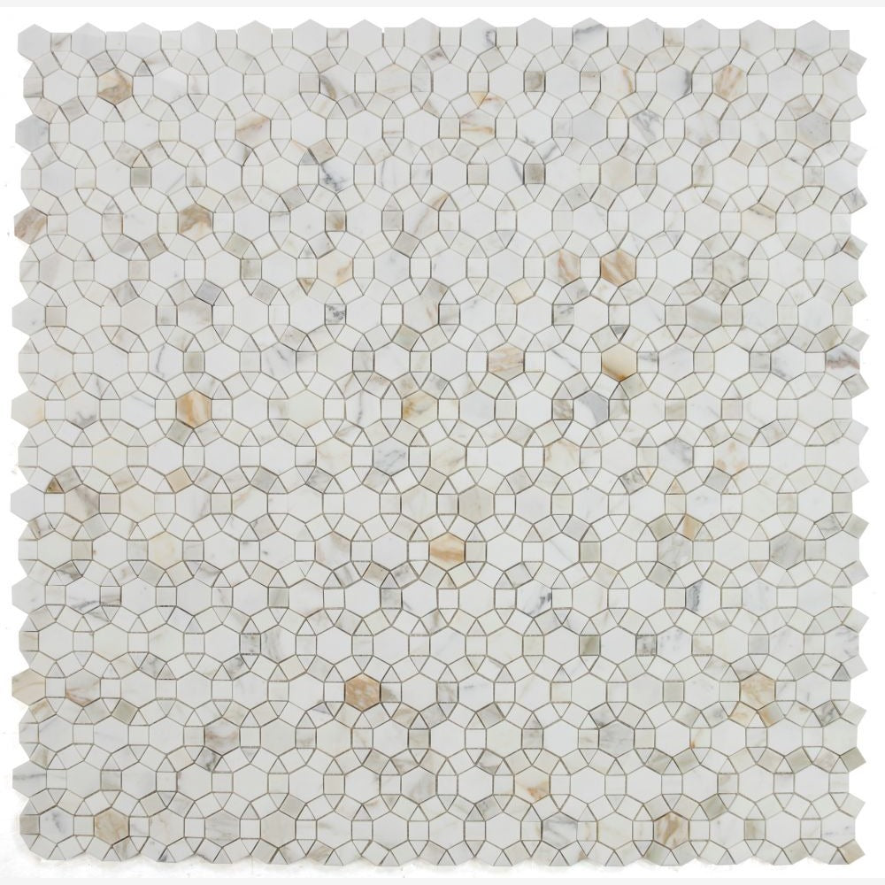 Granada Calacatta 11.5x12 Honed Mosaic Tile