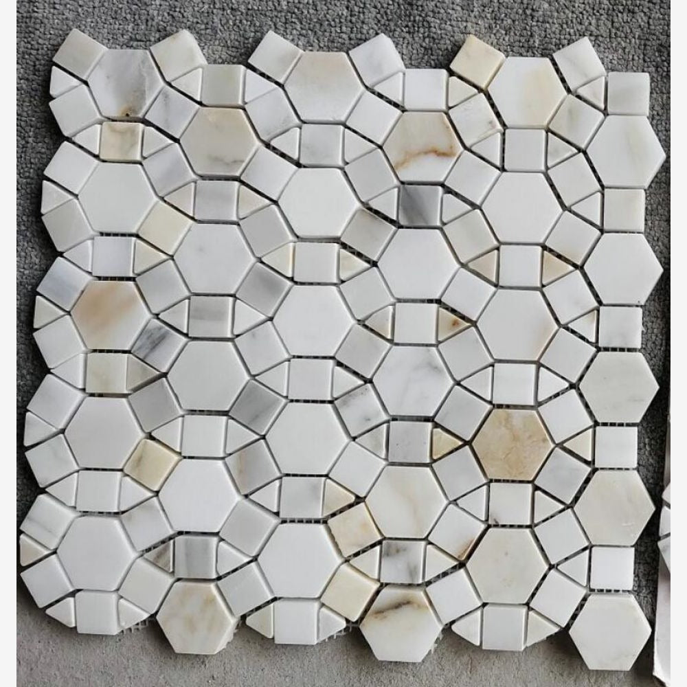 Granada Calacatta 11.5x12 Honed Mosaic Tile