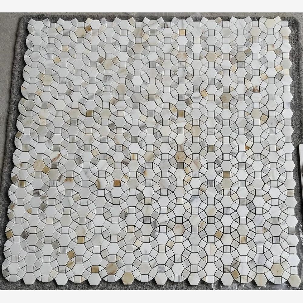 Granada Calacatta 11.5x12 Honed Mosaic Tile