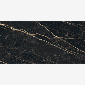 Prexious Thunder Night Glossy 12x24 Porcelain Tile