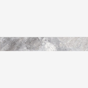 Supreme Silver Naturale Bullnose 2x12 Porcelain Tile