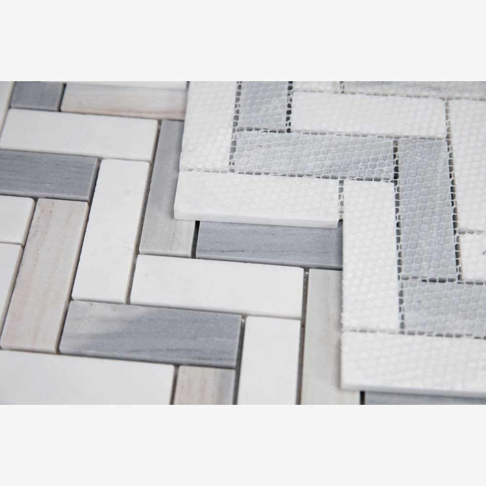 Tesserae Blue 11x12.5 Mosaic Tile