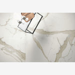 Load image into Gallery viewer, Prestigio Calacatta Lucido 12x24 Porcelain Tile
