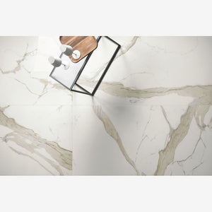 Prestigio Calacatta Lucido 12x24 Porcelain Tile