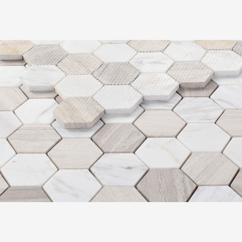 Hexalux Loft 2x2 11.75x11.75 Mosaic Tile