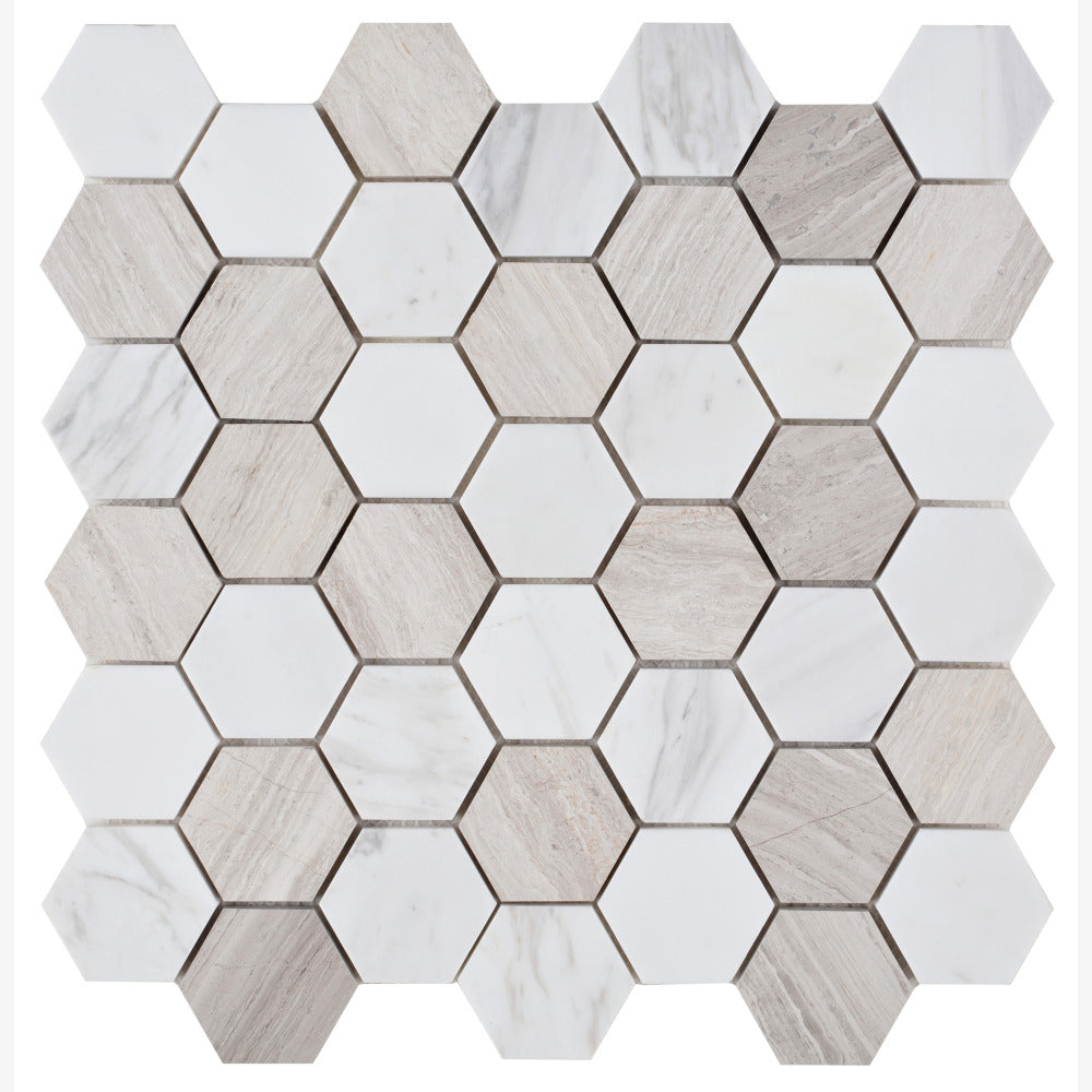 Hexalux Loft 2x2 11.75x11.75 Mosaic Tile