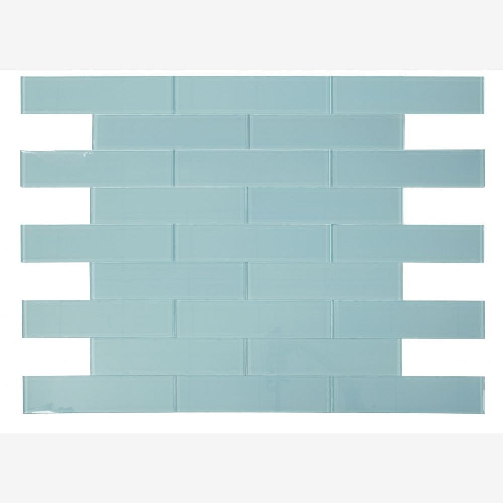 Lumia Mint 4x16 Glass Tile