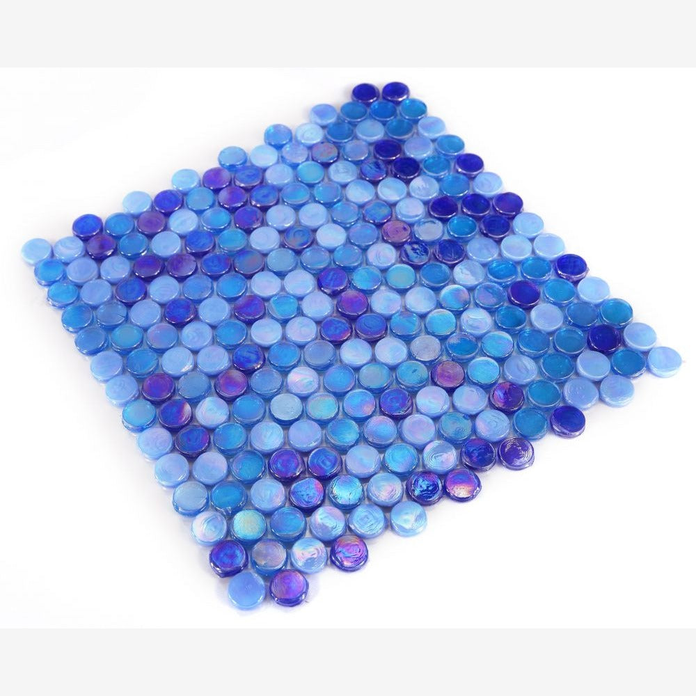 Seabliss Ocean Penny 11.25x11.25 Mosaic Tile