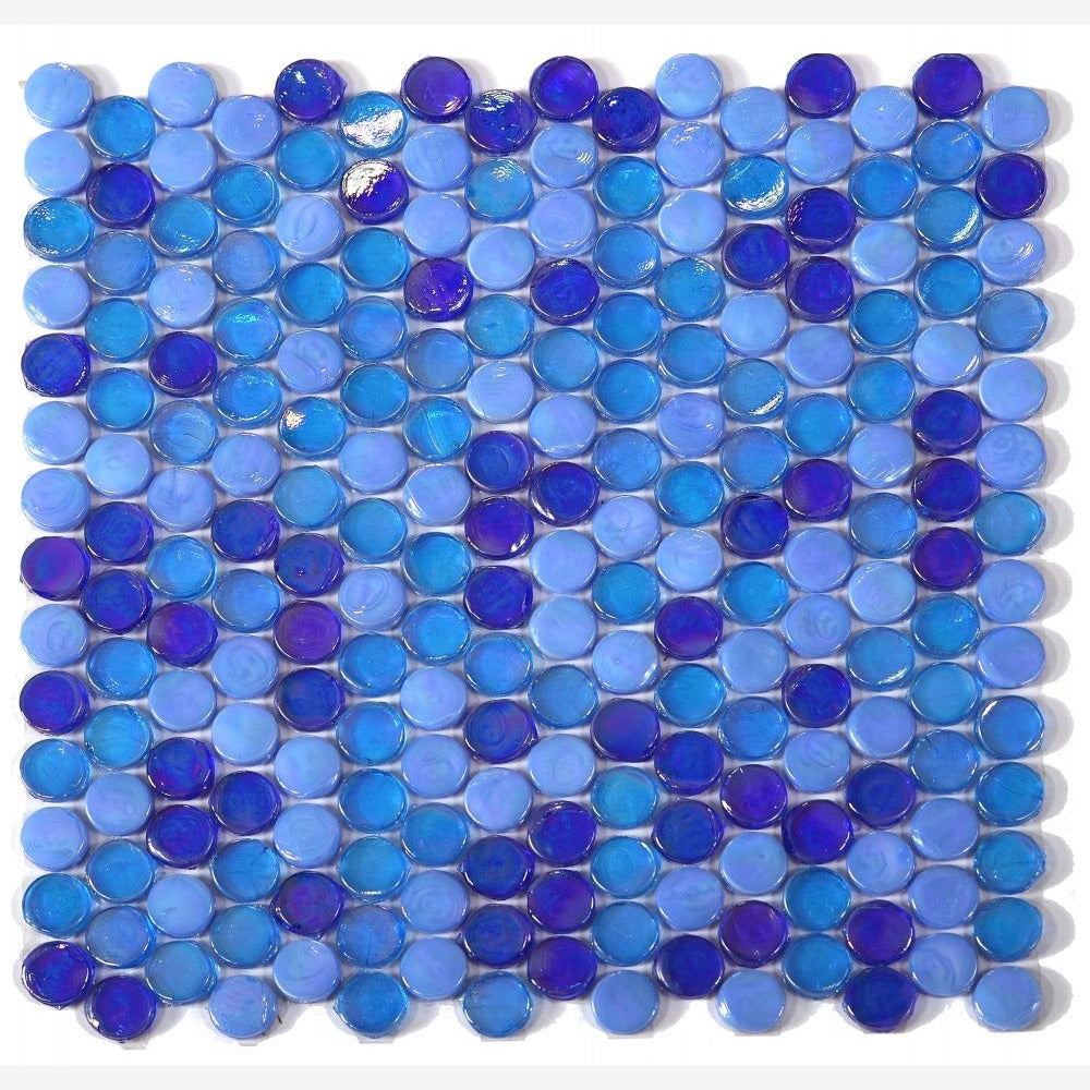Seabliss Ocean Penny 11.25x11.25 Mosaic Tile