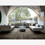 Load image into Gallery viewer, Planches Choco 6x48 Porcelain Tile
