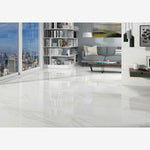 Load image into Gallery viewer, EC Calacatta Gold Polished 48x48 Porcelain Tile
