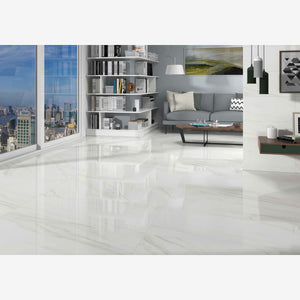 EC Calacatta Gold Polished 48x48 Porcelain Tile